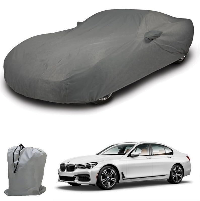 Image of ARCUATE Triple Layer Custom fit Car Body Cover for BMW 7 Series 2023 |Top Layer Dustrproof | Middle Layer Waterproof | Bottom Layer Scratch Protection | Outdoor Indoor Fabric