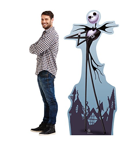 image for Cardboard People Advanced Graphics Jack Skellington Life Size Cardboar