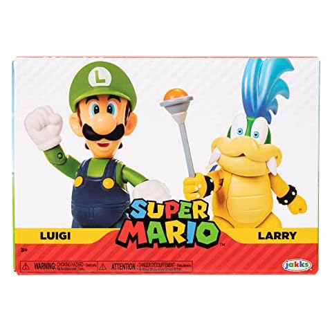 Nintendo Luigi and Larry Koopa Action Figures Set Cover
