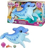 Hasbro furReal Dimples, Mein lustiger Delfin, 80+ Geräusche und Reaktionen, interaktives Spielzeug, elektronisches Tierchen für Kinder ab 4 Jahren