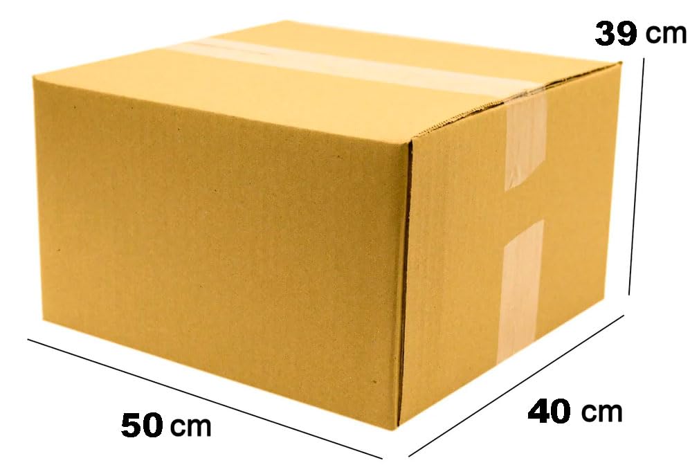 Lotto di 20 scatole cartone confezioni per spedizioni 50 x 40 x 39 cm doppio canale - imballaggi Acquista scatole forti grandi cartone economiche per spedizioni Offerte, pacchetti pacchetti