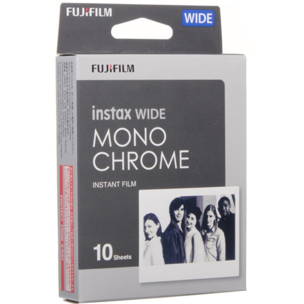 Amazon.com : Fujifilm Instax Wide Monochrome Film (10-Sheets), for