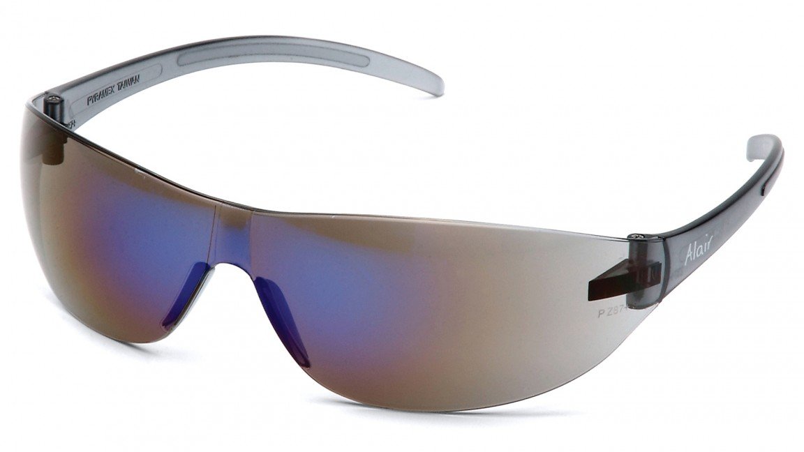 Pyramex s3275s Alair seguridad gafas azul espejo con azul espejo lente (12 par) por Pyramex