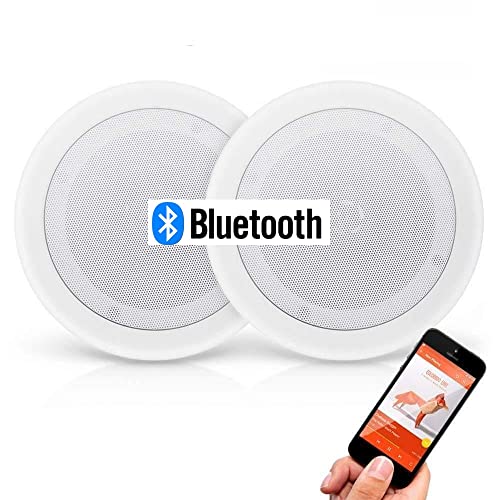 Coppia Casse Altoparlante Audio Bluetooth Da Soffitto Ad Incasso Diffusore Altoparlanti da soffitto...