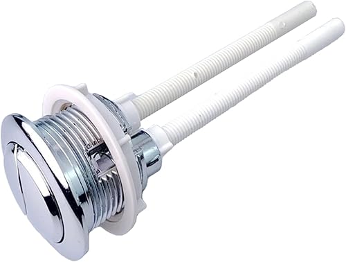 Botón del tanque del inodoro Botón de inodoro con doble pulsador de botón de descarga de repuesto con diámetro de rosca (1.496 in1.5 pulgadas)