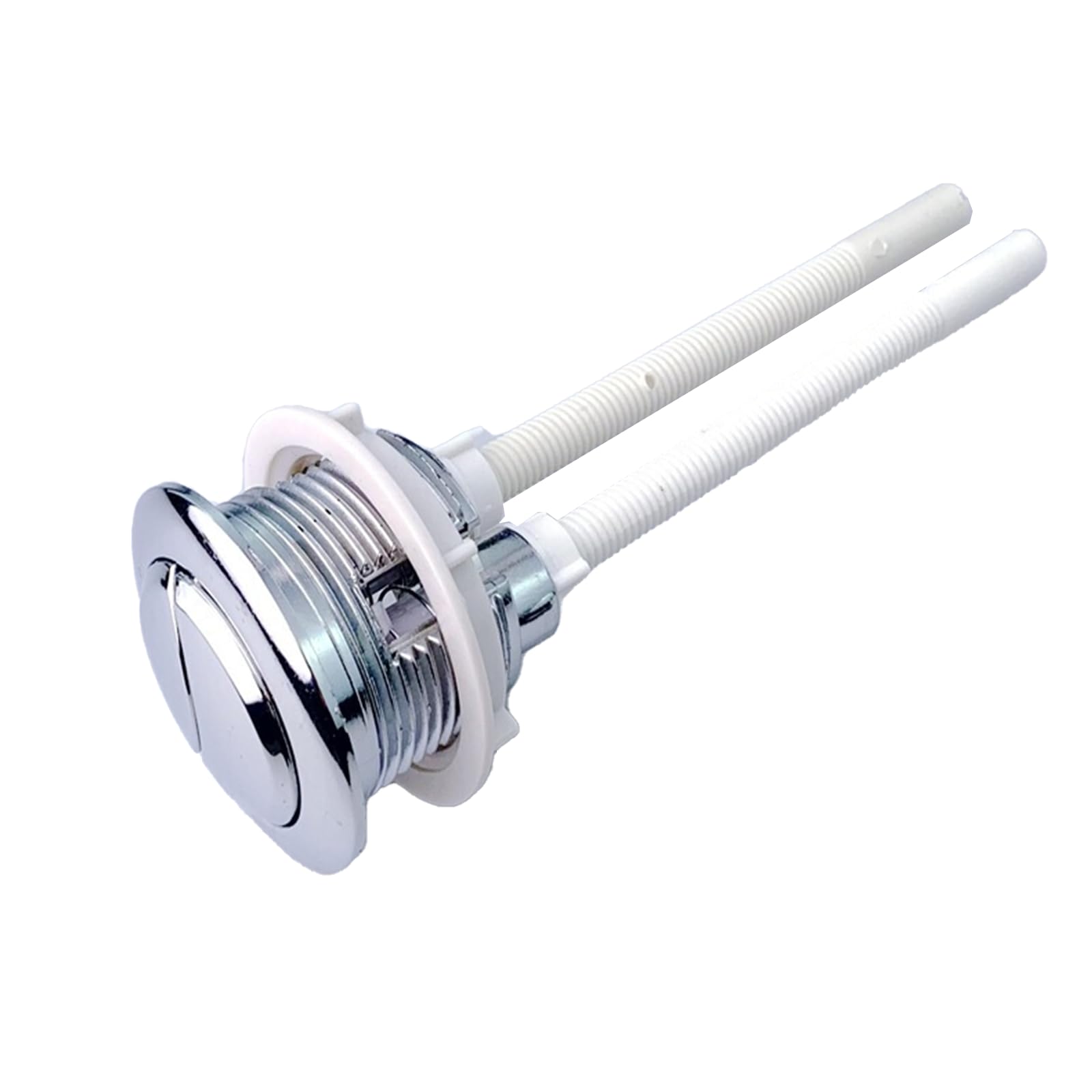 Toilet Tank Button Toilet Button Dual Push Flushing Toilet Button Flush Button Replacement with Thread Diameter (38mm/1.5 inch)