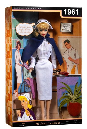 Muñeca Barbie Registered Nurse Vintage 33 cm miniatura 3