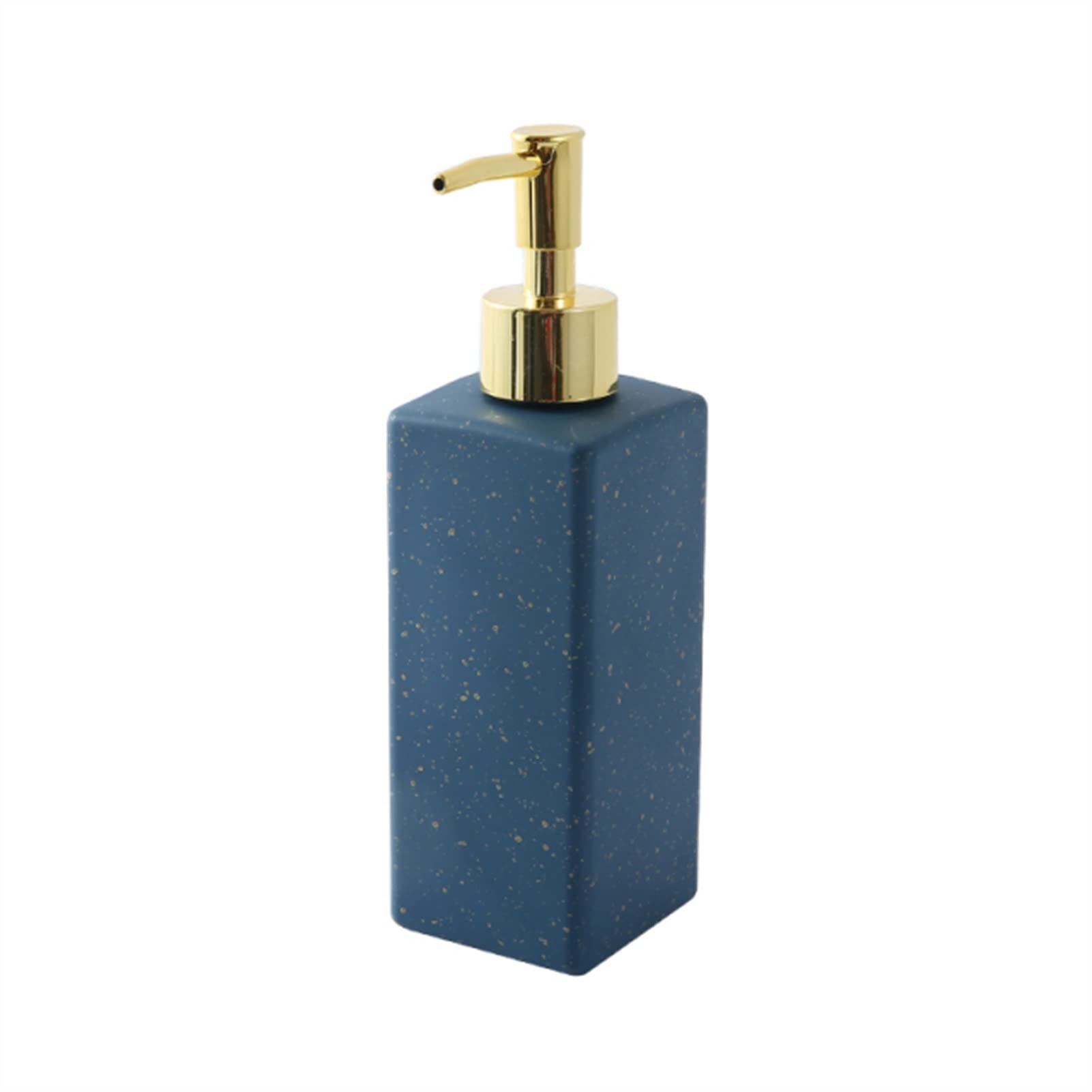 Kitchen Soap Dispenser Kitchen Liquid Dispencer 380ml Soap Dispenser Glass Empty Bottle Conditioner Shampoo Bottle Detergent Container Home Hotel Bathroom Handsoaps Dispenser(Blue)