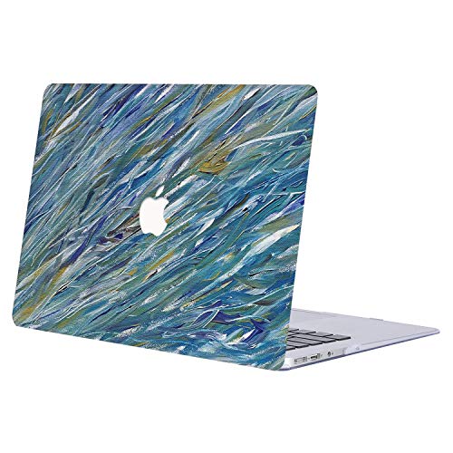 Schutzhülle für MacBook Air 13 Zoll (33 cm), A1932, Kunststoff, Hartschale, nur für MacBook Air 13 mit Retina-Display & Touch ID, Blau