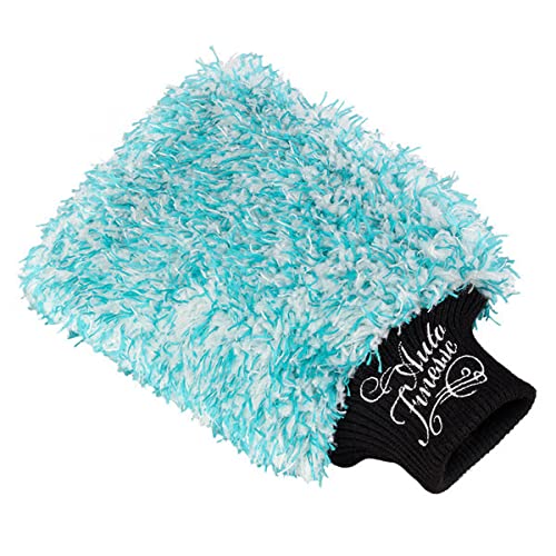 Plush Wash Mitt | Ultra-Soft Microfibre Mitt | Scratch-Free Car Wash | Deep Pile | Super Absorbent | UK Made