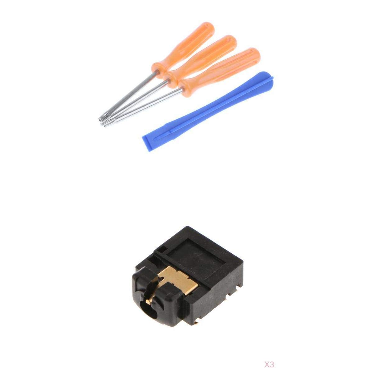 3Pack 3.5mm Jack Headphone Audio Port Socket for one Controller + Tools|Video Games & Consoles | Replacement Parts & Tools| Replacement Parts & Tools-image-27