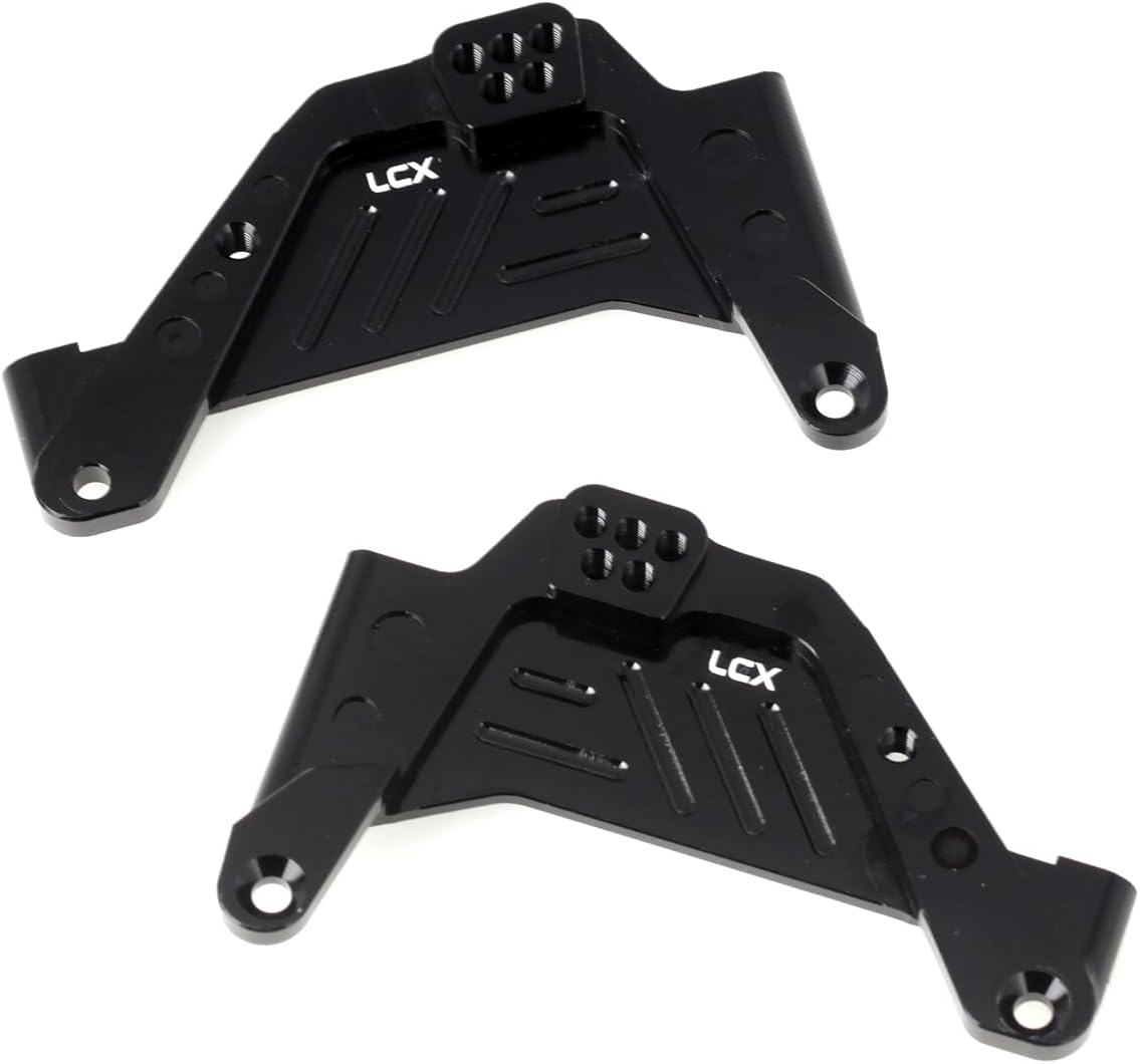 LCX Racing 1/10th RC Crawler Car Aluminum Front Shock Tower Mount Shock Hoop set Shock Absorbers Bracket for Axial SCX10 III SCX10.3 AXI03007, Upgrades Parts Accessories