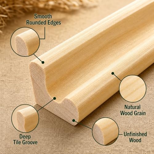 Set 20 Soportes de Madera para Fichas de Scrabble miniatura 3