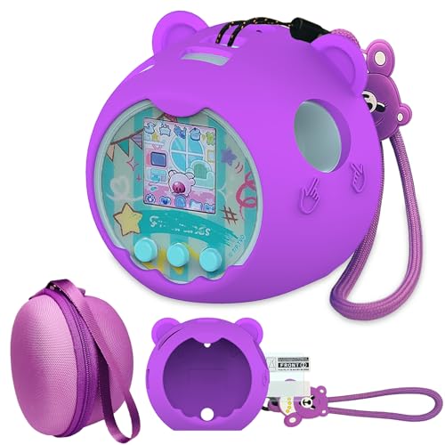 JCHPINE Silicone Cover and Hard Case for Punirunes Interactive Digital Pet