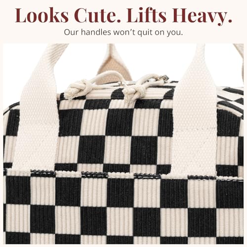 Image of LOVELYWIND Lunch Box for Women Cute Lunch Bags for Women Lunch Tote Bags Reusable Insulated Lunch Box Large Capacity Reusable Insulated Cooler for Work or Travel Gifts or Beach