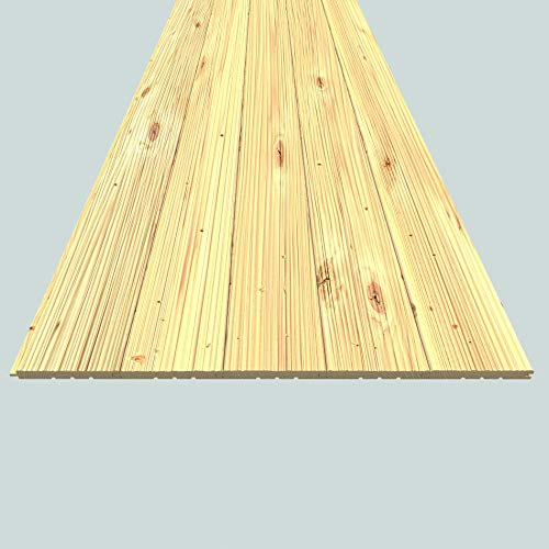 Preisvergleich Produktbild Rettenmeier 14x121x2000mm Profilholz Fase, Struktur gehobelt Massivholzprofile für Wand und Decke Fichte / Tanne B-Qualität PEFC zertifiziert, Unbehandelt