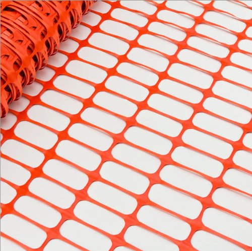 Schutznetz Bauzaun Warnnetz Wildzaun Absperrzaun Rollzaun Zaun 50 x 1 Meter orange