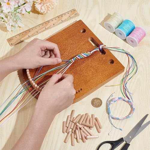 Estación de pulseras de la amistad compacta para tardes de manualidades 3