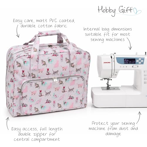 Sac machine à coudre Hobby Gift Chats rembourré et imperméable