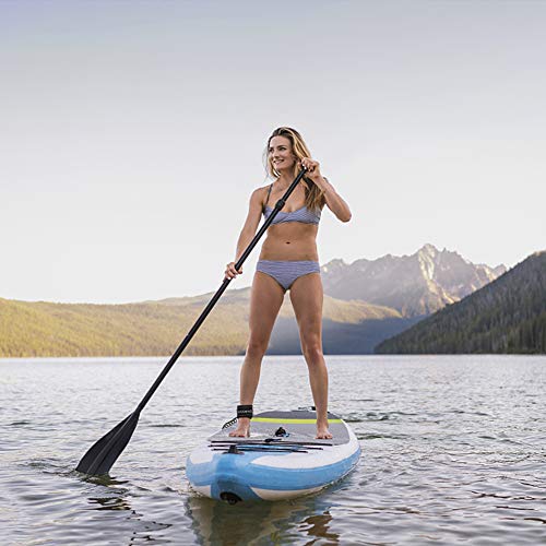 image for WOOWAVE SUP Leash 11 Foot Coiled Stand Up Paddle Board Surfboard Leash