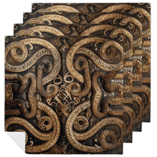 Servilletas de Tela Reutilizables Estampado Floral 18.7 x 18.7 in Pack 4 miniatura 1