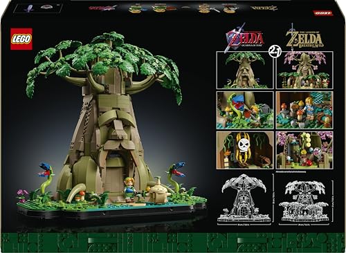 The Legend of Zelda Grande Albero Deku 2-in-1 - Set da Esposizione e da Collezione con la Principessa Zelda e 3 Minifigure di Link - Costruzioni per Adulti - Idea Regalo Fan de Videogiochi 77092 - Lego - Immagine 11