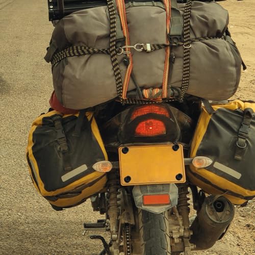 Tornillos de nailon negro para matrícula de motocicleta con tuercas kit de 16 piezas 6