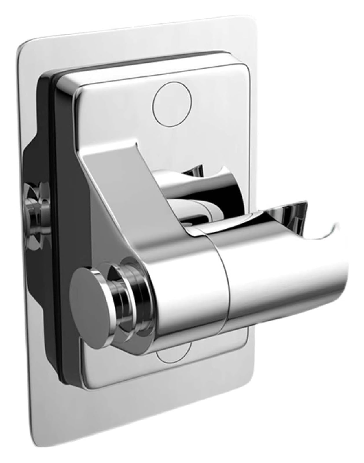 Shower Head Brackets, Handheld Invisible Stickers 360° Rotation Shower Handle Holder and Moisture-Proof Hose