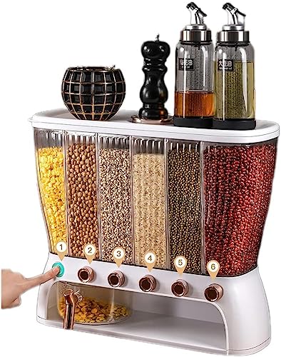 Dispensador de cocina para evitar humedad en granos y plagas en despensas de hogar