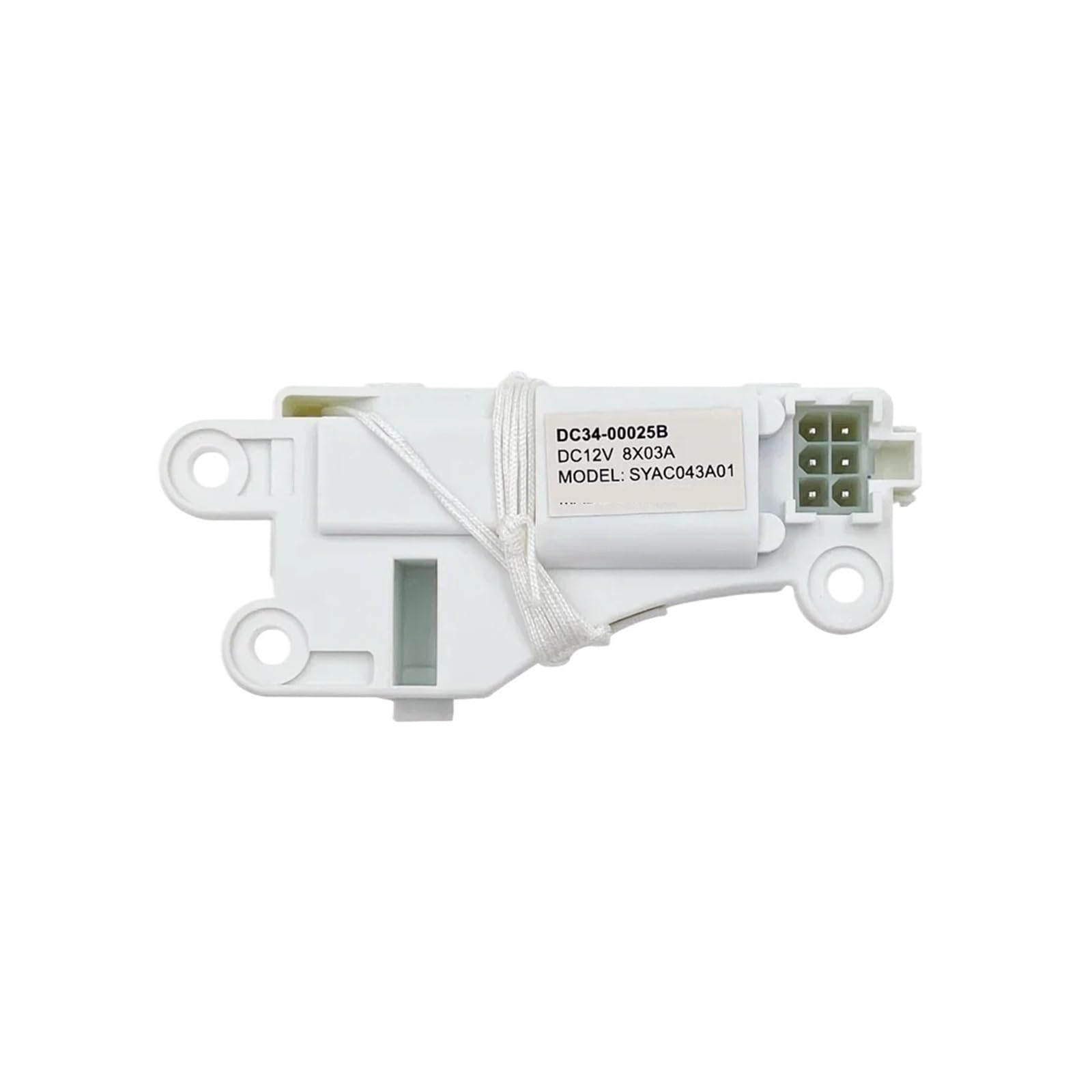 Verrouillage électronique de porte DC34-00025B 12V CC pièce compatible lave-linge Samsung