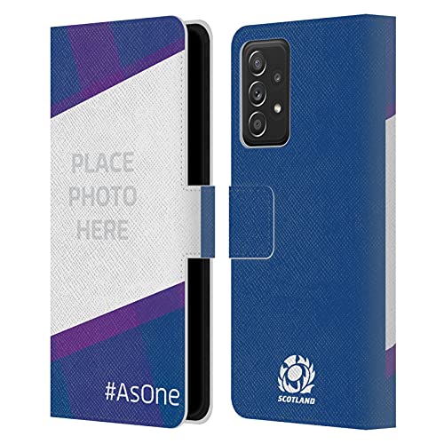 Housse cuir Écosse Rugby pour Galaxy A52 finition haut de gamme personnalisée