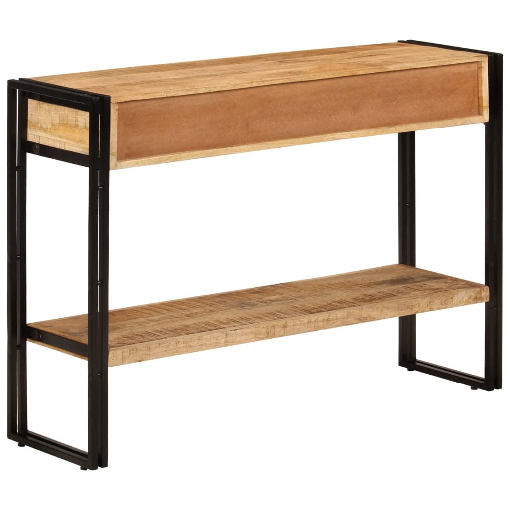 vidaXL Mesa Consola Auxiliar Estante Recibidor Mueble Almacenamiento Entrada Pasillo Salón Sala de Estar Dormitorio Madera Maciza de Mango