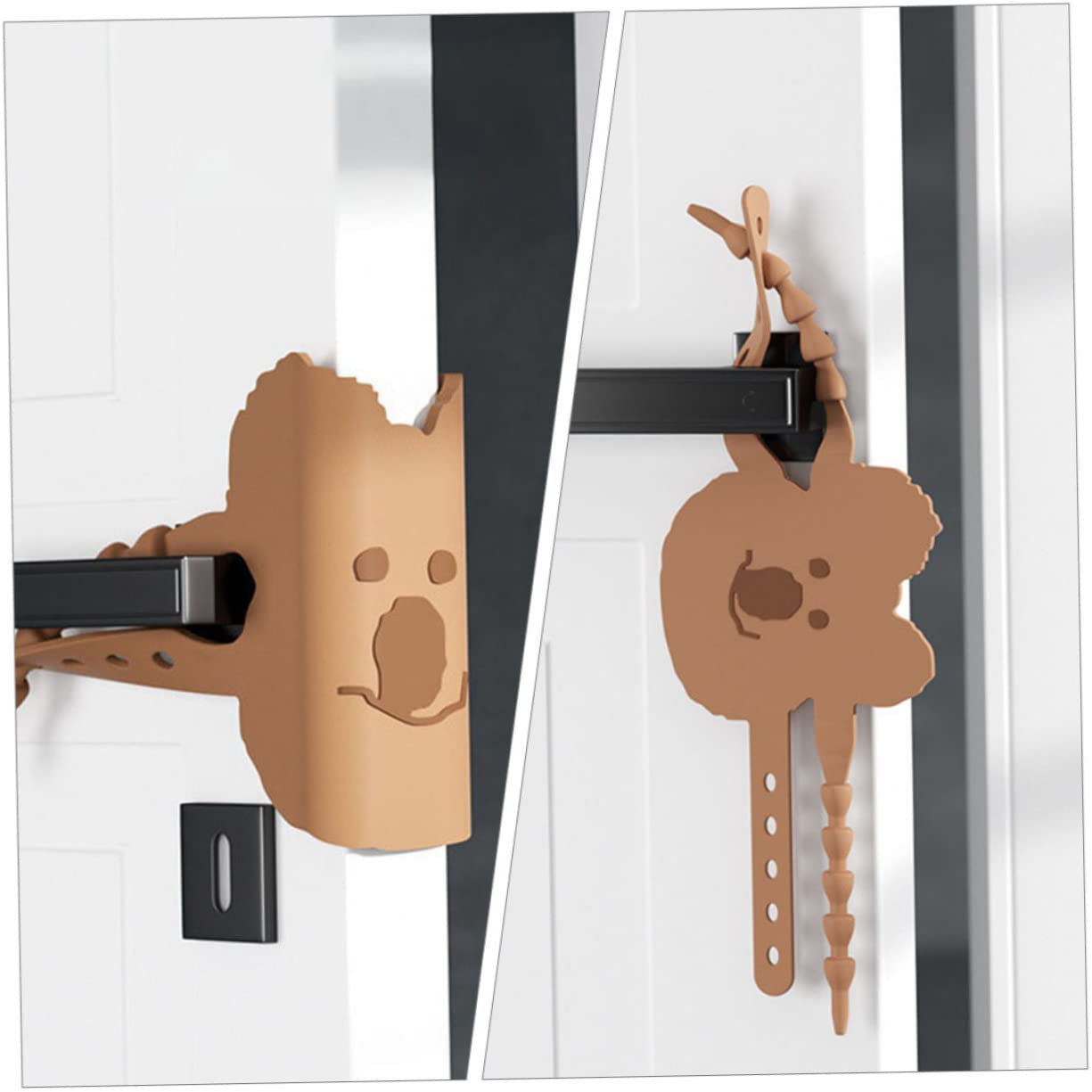 TOYANDONA 8piezas Freno De Puerta Silencioso De Diseño De Protector Antigolpes para Puertas Guarderías y Habitaciones Infantiles