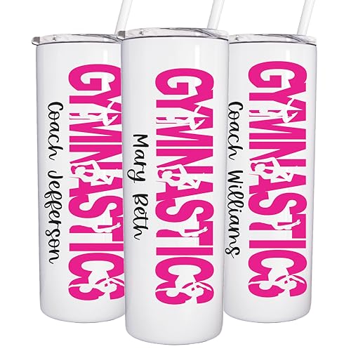 Personalized Gymnastics 20 oz Tumbler