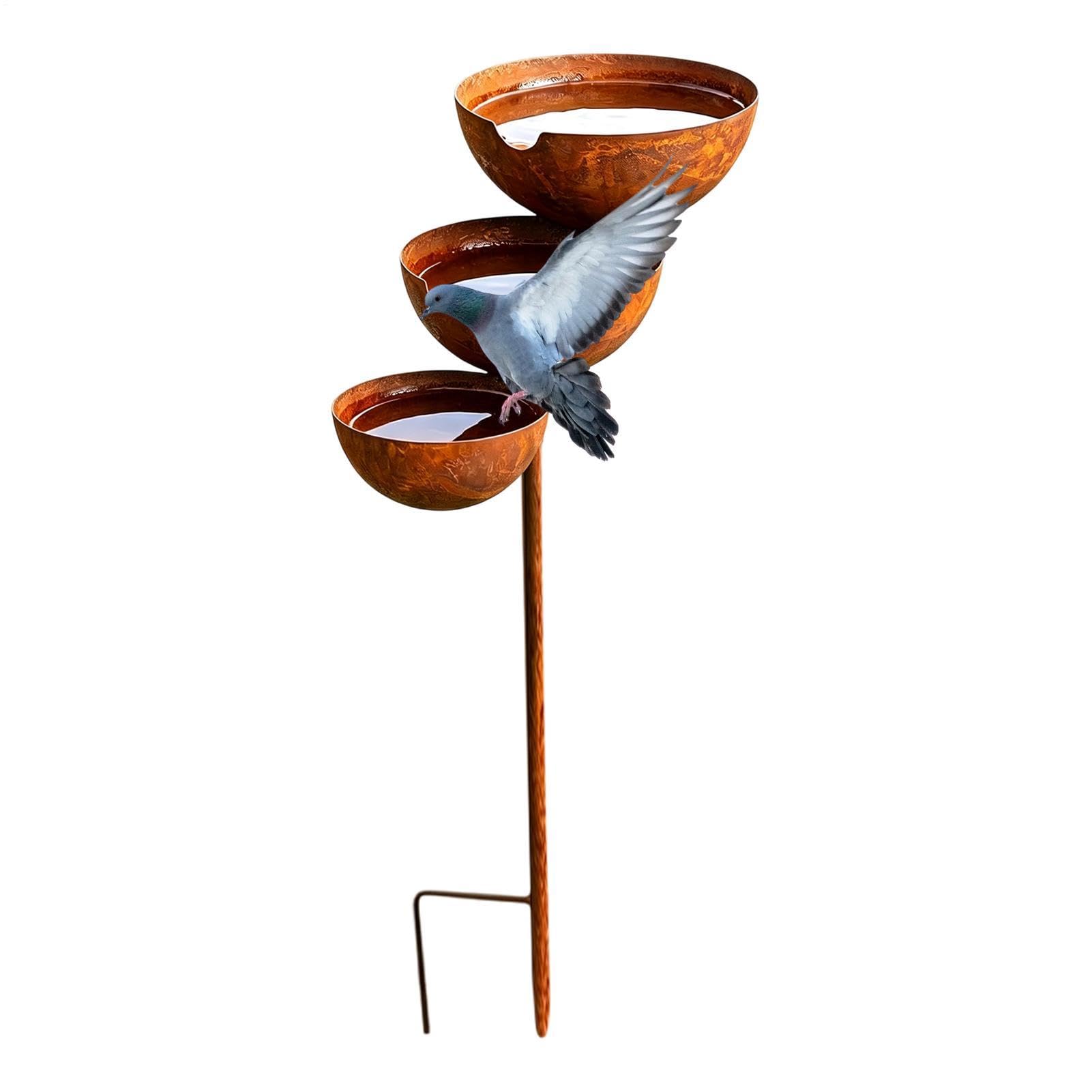 Bebedero exterior para colibríes que evita el agua estancada en camas de flores