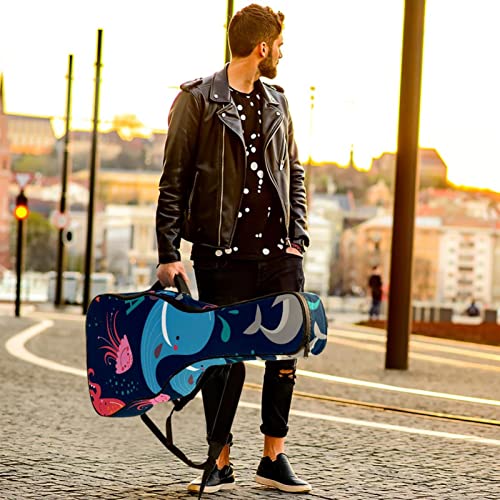 Housse de transport rembourrée imperméable Oxford avec bandoulière réglable Motif animaux marins - Les Beatles, Paul McCartney, John Lennon, RIngo Starr, George Harrison Housse de transport rembourrée imperméable Oxford avec bandoulière réglable Motif animaux marins – Image 7