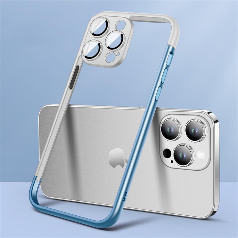 Coque iPhone bumper amovible cadre PC couverture antichoc iPhone 14 13 - 8