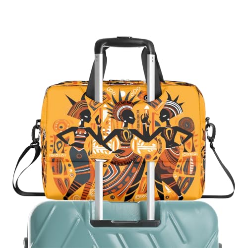 Bolsa para laptop con motivos africanos y correa ajustable miniatura 7