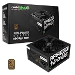 GameMax 700W Rampage Power Supply (No Power Cable inc.), Non-Modular, APFC, Japanese Tk Main Capacitor, 80 Plus Bronze, 88% Efficiency, 14cm Cooling Fan, Real Power Gaming | Black