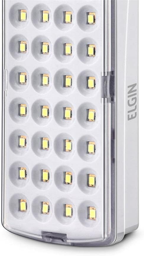 Luminaria De Emergencia 60 Leds 4w Bivolt Bateria Litio Elgin No Voltagev
