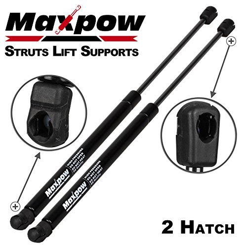 Maxpow 2pcs Rear Tailgate Hatchback Liftgate Lift Supports Compatible With Saab 900 1994 1995 1996 1997 1998, Replacement For Saab 9-3 1999 2000 2001 2002 SG218008 WGS413 (with Rear Wiper)