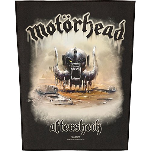 XLG Motorhead Aftershock Back Patch Album Art Rock Metal Band Sew On Applique
