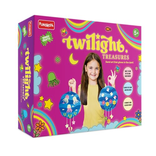 Handycrafts Funskool Twilight Treasures, Glow in The Dark Sand Art, Glow Sand Paintings, Arts and Craft Kit, DIY Kit for Kids, Ages 5 Years and Above, Multicolour (B0CZSYXNW3) Amazon Price History, Amazon Price Tracker
