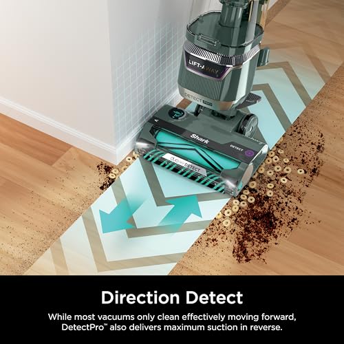 Shark Detect Pro Lift-Away ADV Bagless Upright Vacuum with DuoClean Detect, HEPA Filter, Anti-Allergen, Powerful Suction, and Odor Neutralizer Technology, Evergreen, LA802 - Image 6