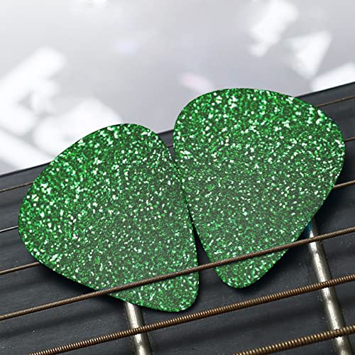 Ensemble de 12 médiators de guitare scintillants verts pour guitare acoustique, guitare électrique, contrebasse, ukulélé - Les Beatles, Paul McCartney, John Lennon, RIngo Starr, George Harrison Ensemble de 12 médiators de guitare scintillants verts pour guitare acoustique, guitare électrique, contrebasse, ukulélé – Image 8