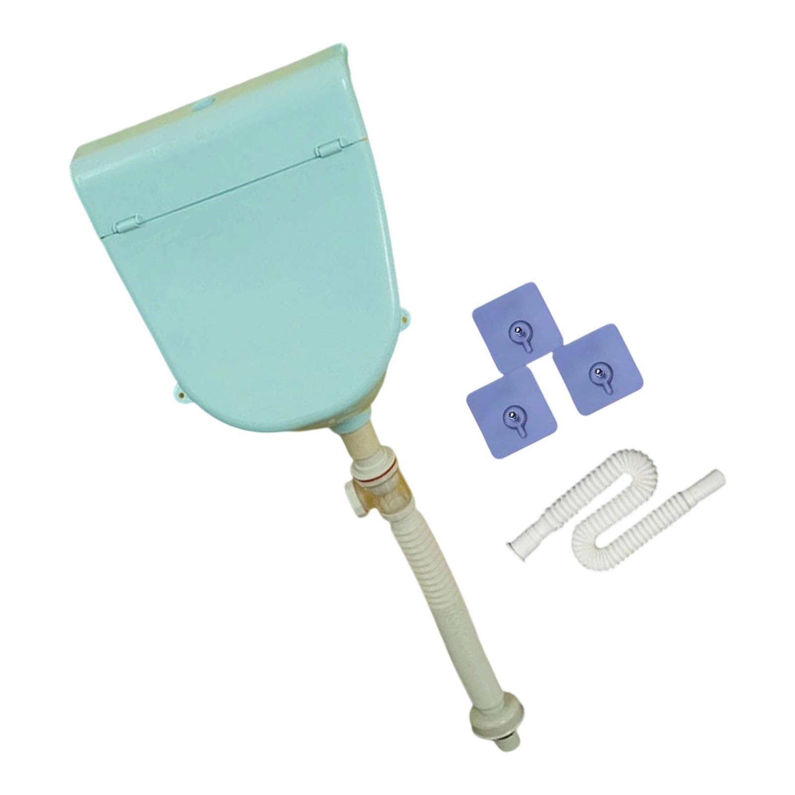 Orinal antideslizante para niños con protector de pulverización extraíble, fácil de instalar, para baño, camping, uso comercial, ideal para la higiene de los niños