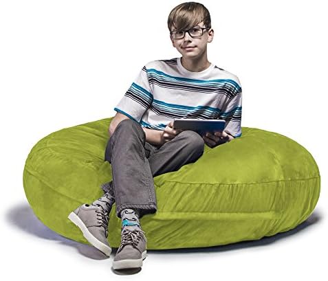 Jaxx 4 ft Cocoon Bean Bag Chair, Lime