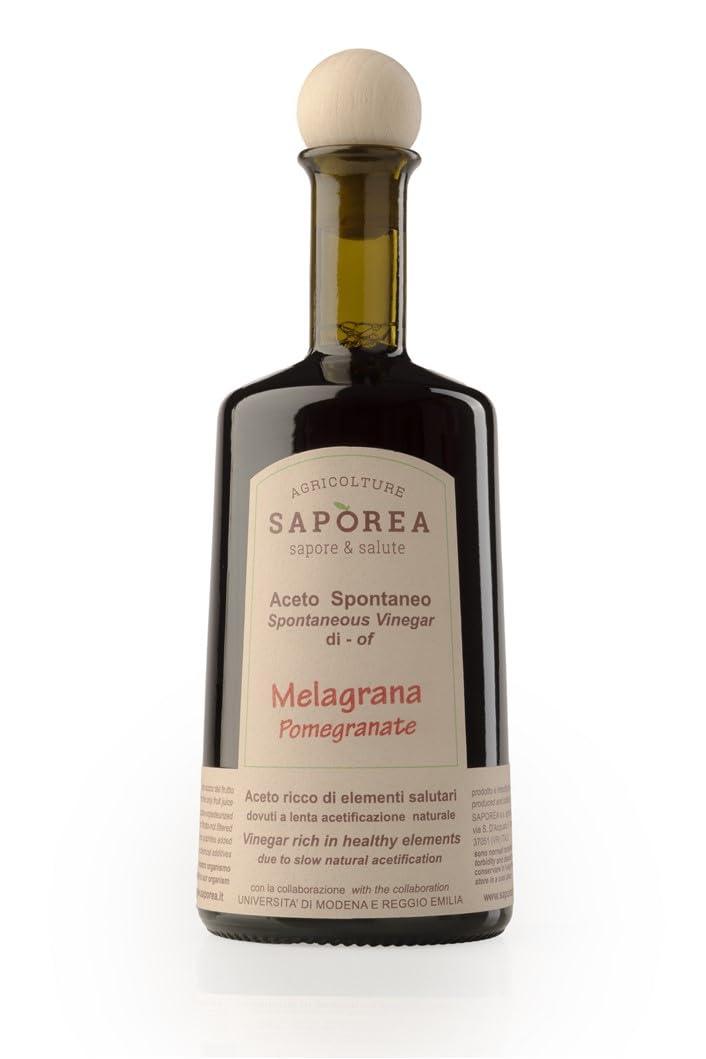 Vinagre de granada orgánico natural con acetificación espontánea lenta
