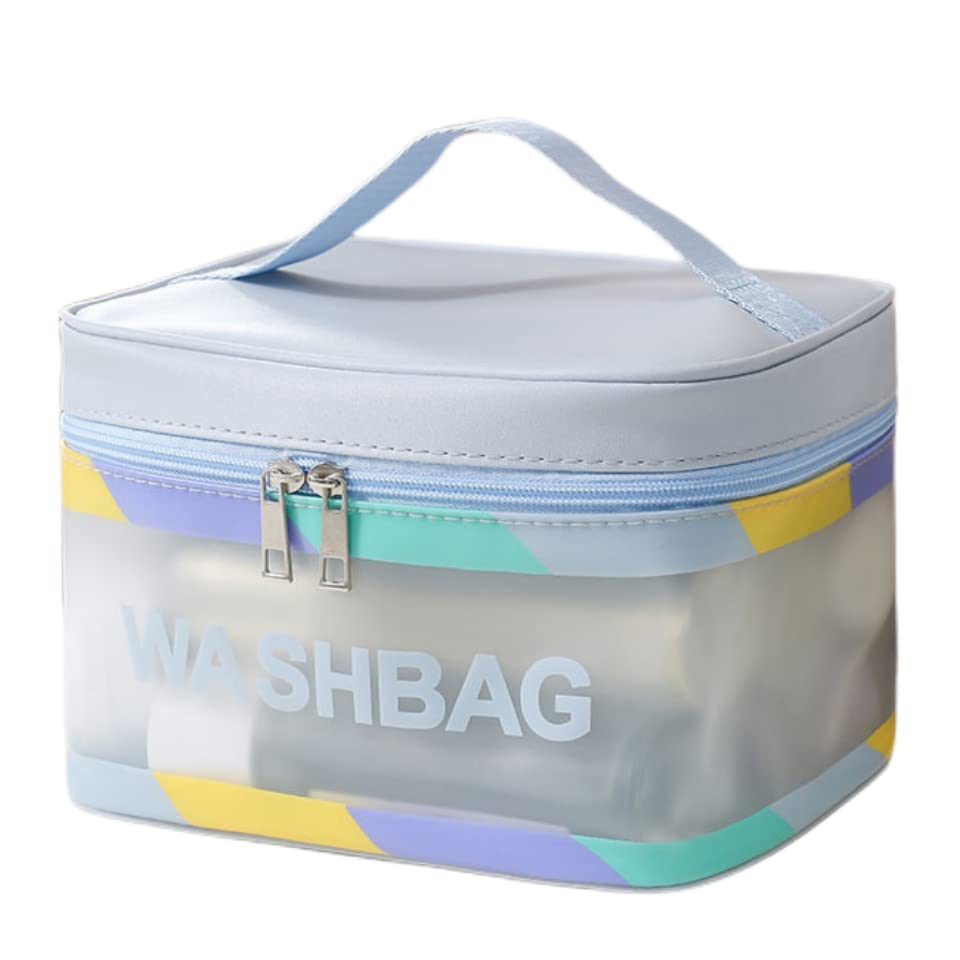 Miniatura 1 de LEJN Neceser Bolsa de viaje Bolsa de maquillaje resistente al agua Bolsa de cosméticos Organizador de viaje Contenedor de tamaño completo Artículos