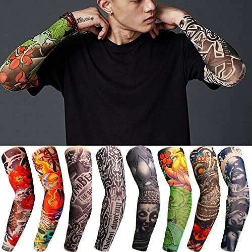 Kit 3 Tatuagem Para Braço Do Sleeve Manga Fake Tattoo Tatuagem